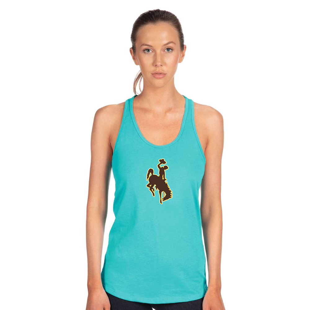 Women's  Wyoming Cowboys Next Level Ideal Racerback Tank